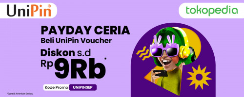 Beli UniPin Voucher Pasti Auto Ceria dengan Diskon di Tokopedia!